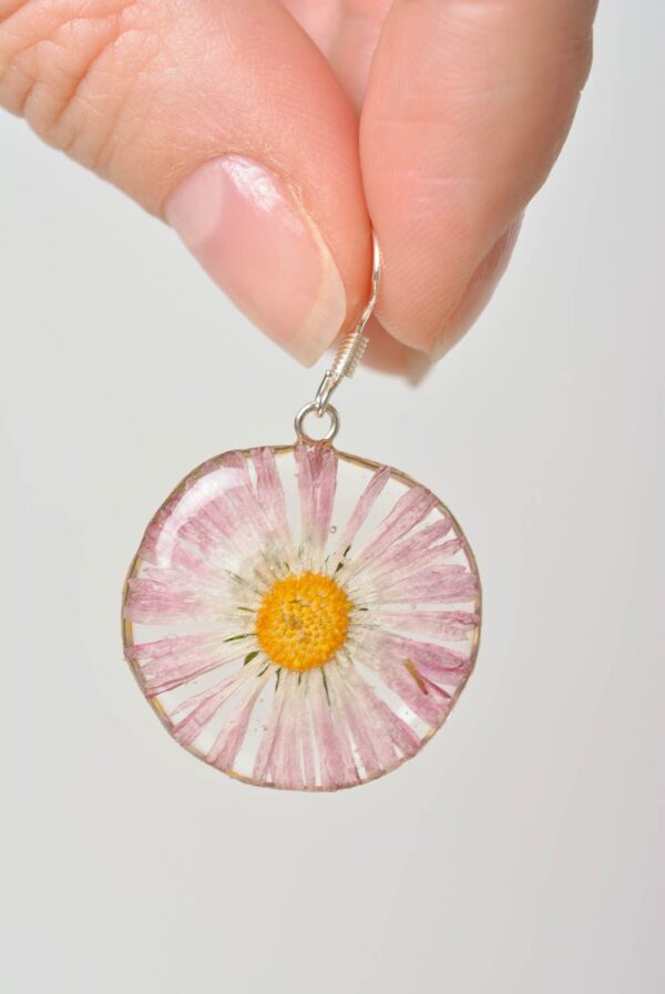 Handmade Epoxy Resin Jewelry Set - Image 3