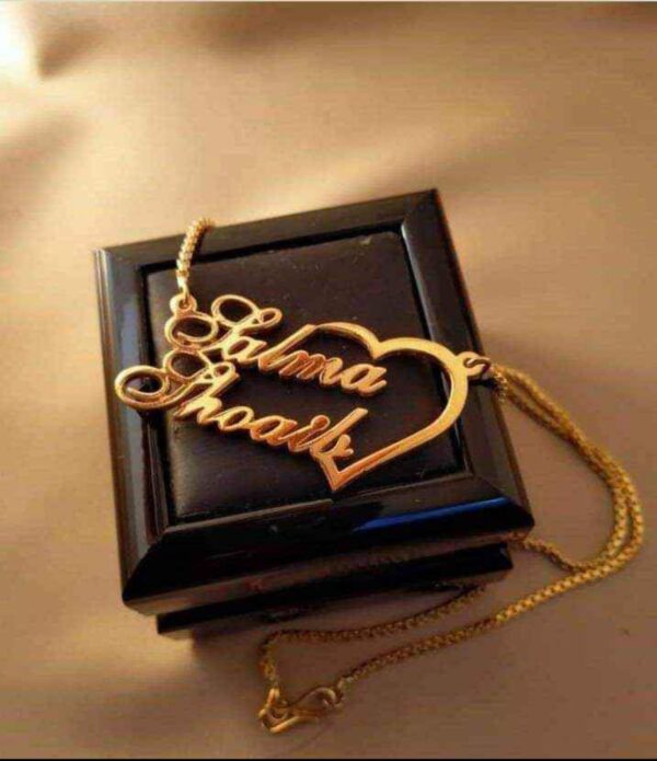 Heart Shape name necklace - Image 3