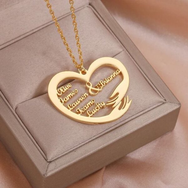 Heart Shape name necklace - Image 4