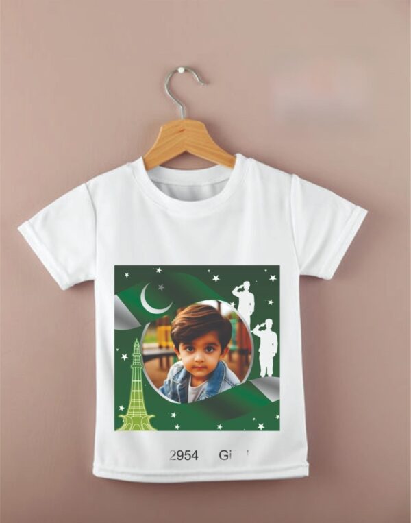 2. Pakistan Day Baby Shirt – Custom Photo Print