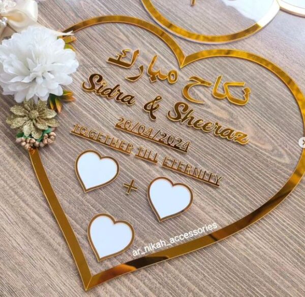 Nikkah Thumb Board