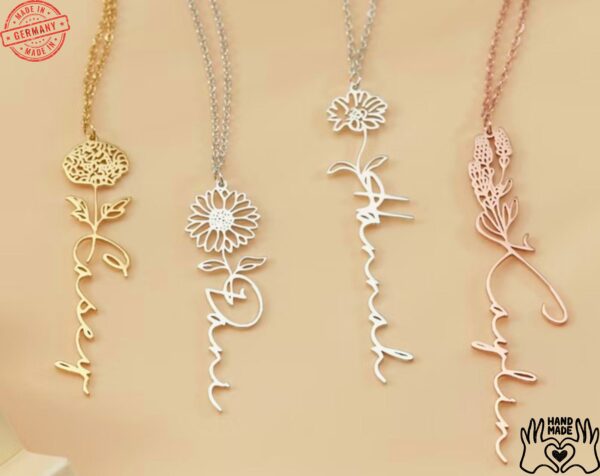 "Elegant Name Necklace – Your Style, Your Name"