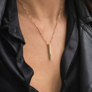 Custom Pillar Name Necklace