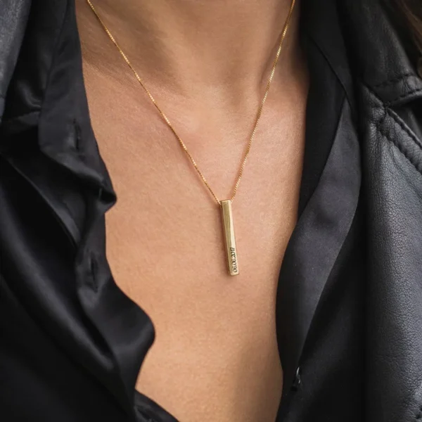 Custom Pillar Name Necklace